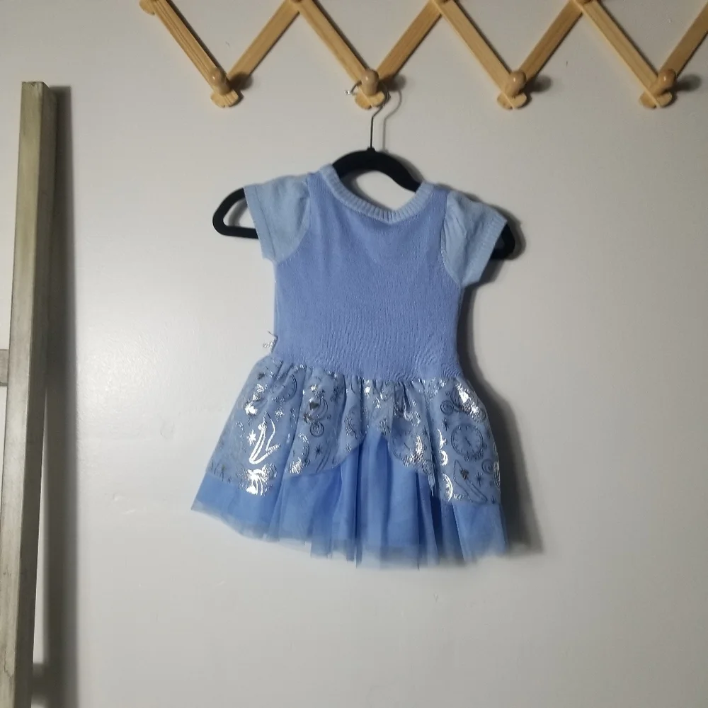 DISNEY PRINCESS CINDERLLA BLUE DRESS SIZE 12 MONTH